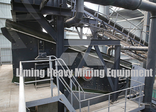 Circular vibrating screen