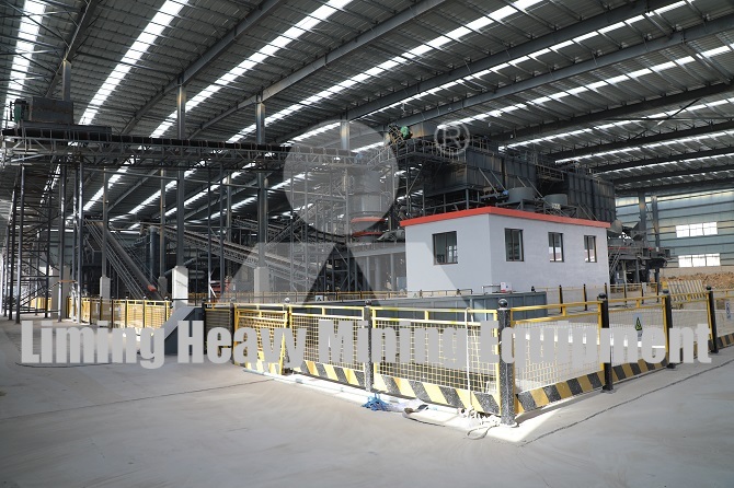 Gravel and sand production line