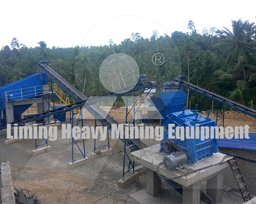 Pebble impact crushing