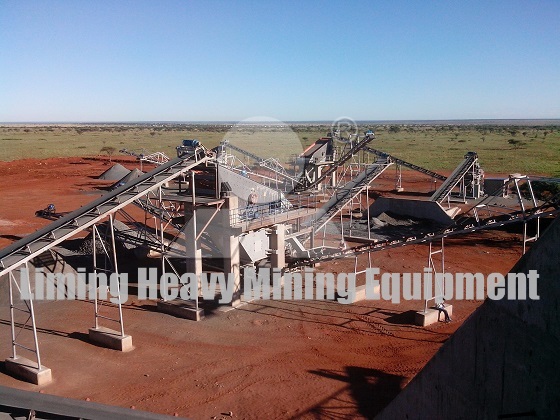 Coal gangue crushing production line