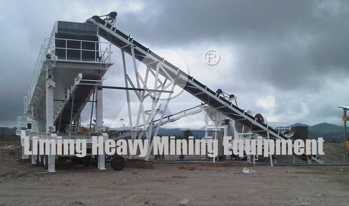 mobile crushing plant