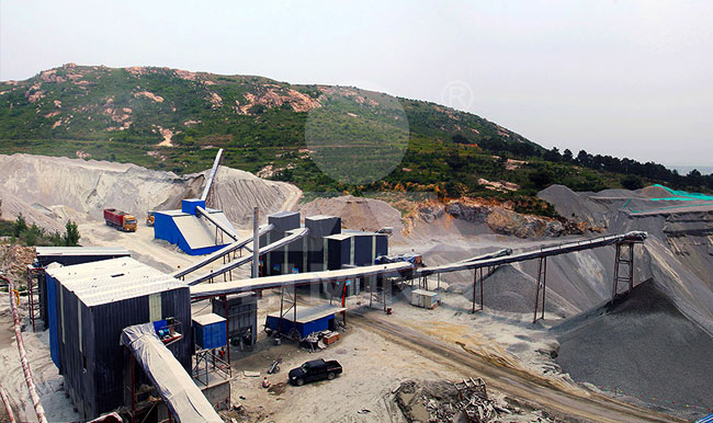 Mechanized sand production line