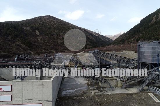 500T Crushing stone sand making production line