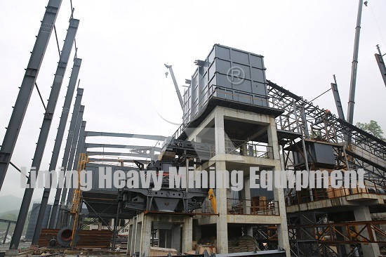 Mechanized sand production line