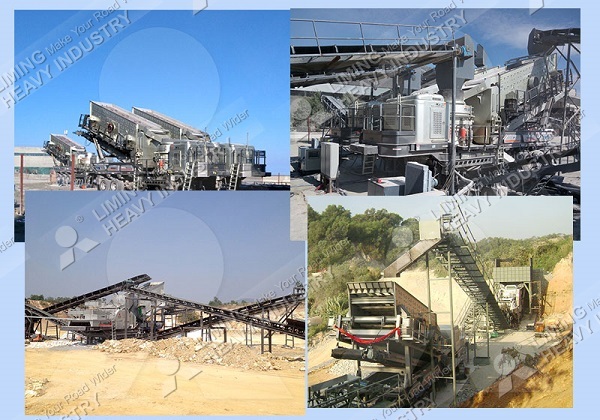 Mobile crushing plant