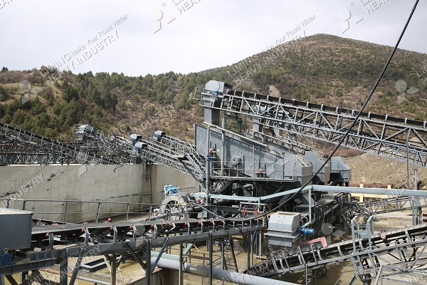 Sand and gravel production line