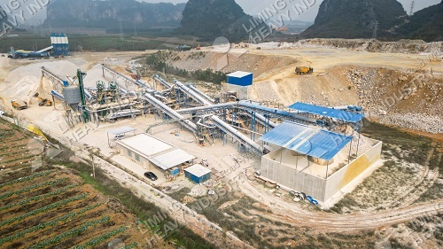 Environmental protection sand and gravel production line