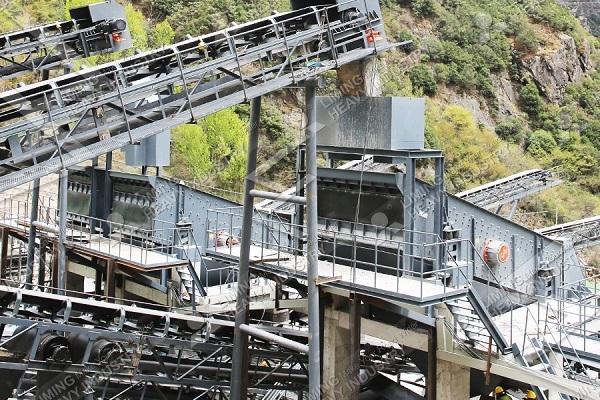 sand and gravel production line
