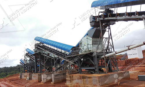 Sand and gravel production line