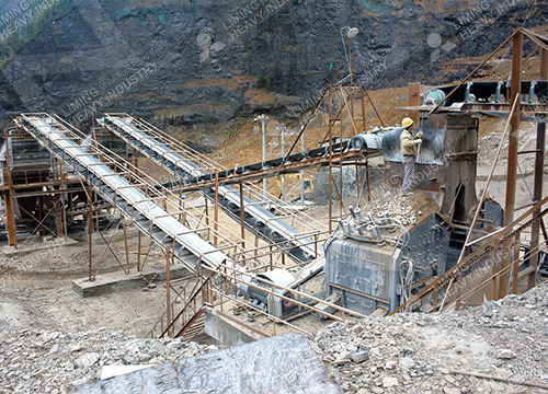 Granite crushing plant