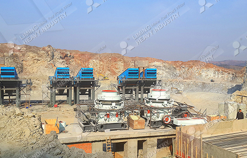 Sand and gravel production line