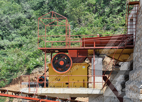Fluorspar crusher