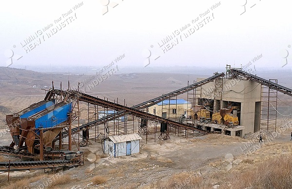 Sand and gravel production line