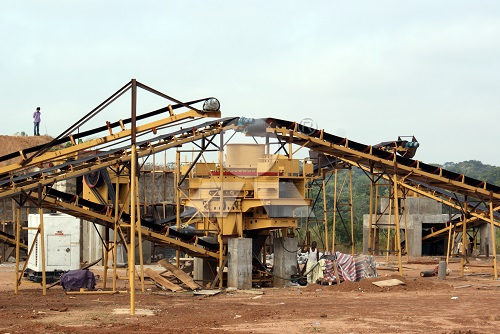 Mechanism sand production line