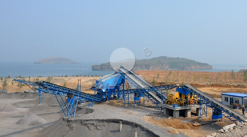 Mountain stone crusher