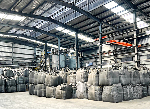 An activated carbon powder making project in Shanxi